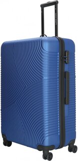 Enrico Benetti Louisville Steel Blue L 104 л чемодан из пластика на 4 колесах синий
