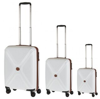 Комплект чемоданов Titan Paradoxx из полипропилена на 4-х колесах Белый