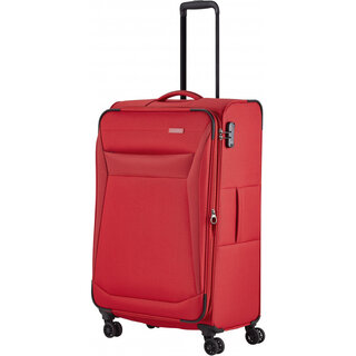 Большой тканевый чемодан Travelite Chios на 90/97 л весом 3,4 кг Красный